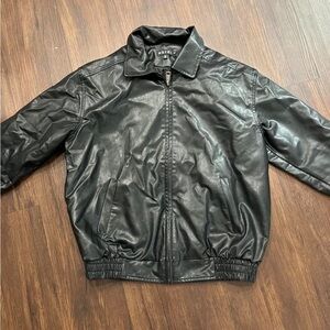 Motel Rocks Cavita Leather Jacket Black